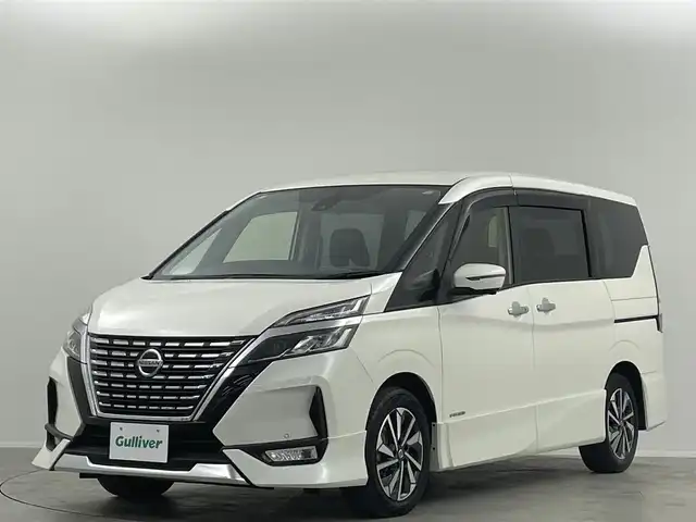 日産 セレナ ハイウェイスター 埼玉県 2020(令2)年 5.4万km パール 純正９型ナビ　フルセグ　ＤＶＤ　ＨＤＭＩ　純正１１型フリップダウンモニター　アラウンドビューモニター　　両側電動スライドドア　ナビ連動ドライブレコーダー　フロントスポイラー　ＬＥＤヘッドライト　ＥＴＣ