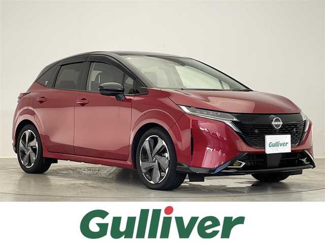 日産 オーラ G レザーエディション 滋賀県 2024(令6)年 1.7万km ガーネットレッド/スーパーブラック 2トーン 禁煙車/純正ナビ/(フルセグ/Bluetooth/HDMI)/アラウンドビューモニター/レザーシート/BSM/デジタルインナーミラー/プロパイロット/BOSE/ワイヤレス充電/ETC2.0/LEDヘッドライト/オートライト/オートハイビーム