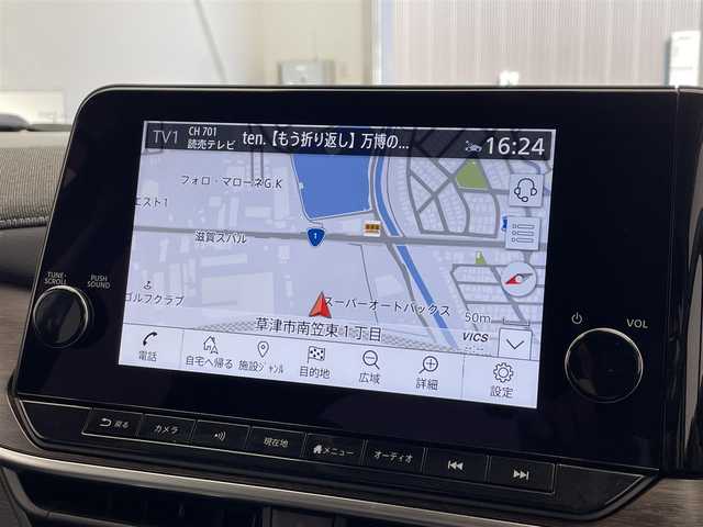 日産 オーラ G レザーエディション 滋賀県 2024(令6)年 1.7万km ガーネットレッド/スーパーブラック 2トーン 禁煙車/純正ナビ/(フルセグ/Bluetooth/HDMI)/アラウンドビューモニター/レザーシート/BSM/デジタルインナーミラー/プロパイロット/BOSE/ワイヤレス充電/ETC2.0/LEDヘッドライト/オートライト/オートハイビーム