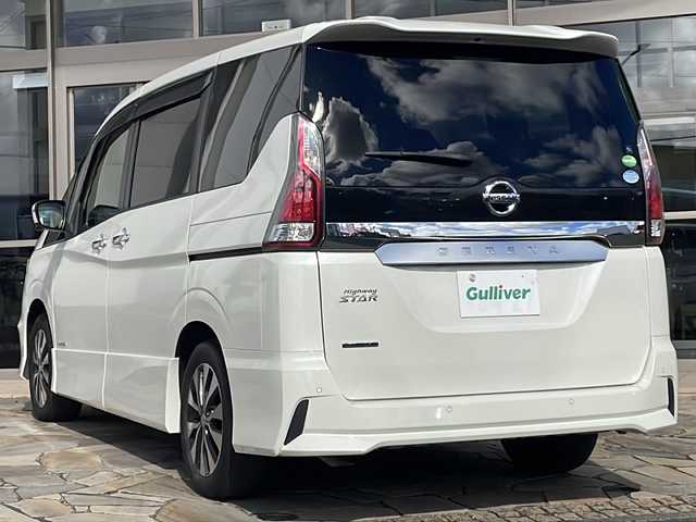 日産 セレナ 静岡県 2018(平30)年 6.3万km ブリリアントホワイトパール プロパイロット/・エマージェンシーブレーキ/・アクティブクルーズコントロール/・レーンキープアシスト/・パーキングアシスト/・ロードサインアシスト/純正ナビ/・フルセグTV/・CD/DVD/Bluetooth/ラジオ/主要装備/・両側パワースライドドア/・フリップダウンモニター/・スマートルームミラー/・ETC/・シートヒーター/・ハンドルヒーター/・コーナーセンサー/・ステアリングリモコン/・オートライト/・オートホールド/・プッシュスタート/・スマートキー