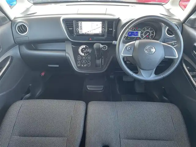 日産 デイズ ルークス ハイウェイスターX 茨城県 2019(令1)年 1.5万km アッシュブラウンM 純正ナビ/Bluetooth/パノラミックビューモニター/リアエアコン/片側パワースライドドア/ETC/LEDヘッドライト/純正アルミホイール/純正フロアマット/レーンキープアシスト/コーナーセンサー/USB入力端子/スマートキー