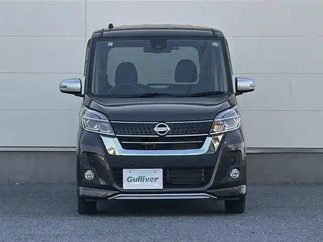 日産 デイズ ルークス ハイウェイスターX 茨城県 2019(令1)年 1.5万km アッシュブラウンM 純正ナビ/Bluetooth/パノラミックビューモニター/リアエアコン/片側パワースライドドア/ETC/LEDヘッドライト/純正アルミホイール/純正フロアマット/レーンキープアシスト/コーナーセンサー/USB入力端子/スマートキー