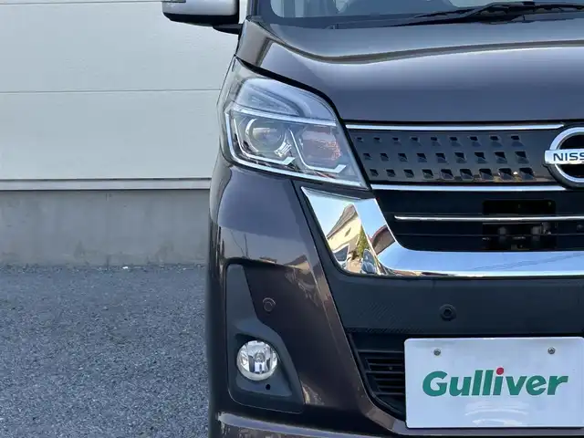 日産 デイズ ルークス ハイウェイスターX 茨城県 2019(令1)年 1.5万km アッシュブラウンM 純正ナビ/Bluetooth/パノラミックビューモニター/リアエアコン/片側パワースライドドア/ETC/LEDヘッドライト/純正アルミホイール/純正フロアマット/レーンキープアシスト/コーナーセンサー/USB入力端子/スマートキー