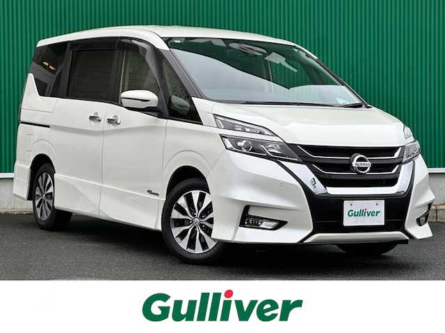 日産 セレナ ハイウェイスター プロパイロットED 宮城県 2017(平29)年 8.5万km ブリリアントホワイトパール プロパイロット/エマージェンシーブレーキ/車線逸脱警報/車線逸脱防止支援/踏み間違い衝突防止アシスト/標識検知システム/コーナーセンサー/アルパインフリップダウンモニター/社外7インチナビ/(フルTV/CD/DVD/SD/BT)/バックカメラ/ビルトインETC/両側パワースライドドア/ハンズフリーオートスライド/オートエアコン/革巻きステアリング/ステアリングスイッチ/オートライト/アイドリングストップ/サンシェード/プッシュスタート＆スマートキー/ウインカー付き電動格納ミラー/ドアバイザー/スペアキー/横滑り防止/LEDヘッドライト/フォグランプ/純正フロアマット/純正16インチAW