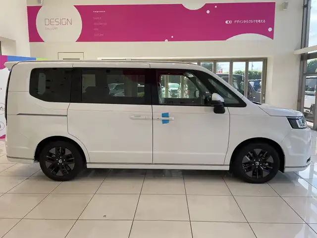 ホンダ ステップワゴン スパーダ eHEV 埼玉県 2025(令7)年 0.1千km プラチナホワイトパール ホンダセンシング/純正11.4インチナビ/　　CD/DVD/BT/フルセグTV/バックカメラ/両側パワースライドドア/パワーテールゲート/アダプティブクルーズコントロール/LEDオートライト/ハーフレザー/シートヒーター/純正16インチAW/パドルシフト/ステアリングスイッチ/プッシュスタート/禁煙車