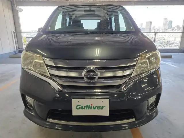 日産 セレナ ハイウェイスター Vセレクション 香川県 2012(平24)年 7.6万km スチールブルー 〇純正ナビ/〇両側パワースライドドア/〇バックカメラ/〇ビルトインETC/〇クルーズコントロール/〇SRSエアバッグ/〇アイドリングストップ/〇インテリジェントエアコンシステム/〇革巻きステアリングホイール/〇ブラックジャガード織物/トリコットコンビシート/〇折りたたみ格納式パーソナルテーブル/〇純正16インチアルミホイール/〇インテリジェントキー/〇プッシュエンジンスターター/〇禁煙車