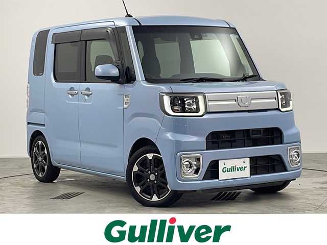 ダイハツ ウェイク G ターボ　レジャーエディション SA Ⅱ 愛知県 2016(平28)年 4.5万km ミストブルーマイカメタリック 禁煙車/ワンオーナー/純正メモリナビ/・AM・FM・フルセグ・BT・CD・DVD/バックカメラ/ETC/ドライブレコーダー（前方）/スマートアシストII/・衝突警報機能/・車線逸脱警報機能/・衝突回避支援ブレーキ機能/・誤発進抑制機能（前後）/・先行車発進お知らせ機能/コーナーセンサー/両側パワースライドドア/純正LEDヘッドランプ/オートライト/フォグランプ/本革巻ステアリング/ステアリングスイッチ/ターボ/純正15インチAW/プッシュスタート/スマートキー/スペアキー有り（1本）/アイドリングストップ/純正フロアマット/ドアバイザー/保証書/取扱説明書