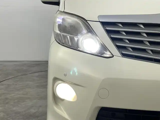 トヨタ アルファード 240S 福島県 2008(平20)年 12.8万km ゴールドパールクリスタルシャイン クリアランスソナー/フリップダウンモニター/純正7インチナビ/・品番：NHDT-W58G/・ワンセグ/TV/BT/HDD/CD/DVD/FM/AM/左側パワースライドドア/HIDライト/・フォグランプ/・オートライト/3列シート/純正18インチアルミホイール付きサマータイヤ/純正フロアマット/ETC/革ステアリング/・ステアリングリモコン/ウィンカーミラー/・電動格納ミラー/・フェンダーミラー/MTモード付AT/プッシュスタート/・スマートキー/・スペアキー