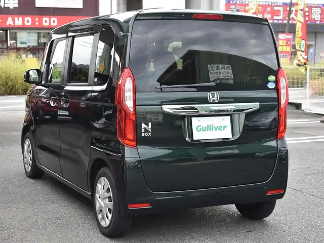 ホンダ Ｎ ＢＯＸ G EX ターボ ホンダセンシング 福岡県 2018(平30)年 7.8万km ブリティッシュグリーンP ホンダセンシング/レーダークルーズコントロール/両側パワースライドドア/純正オーディオ/ビルトインETC/USBポート/パドルシフト/オートリトラミラー/スマートキー/プッシュスタート