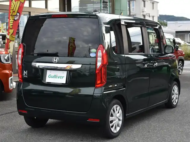 ホンダ Ｎ ＢＯＸ G EX ターボ ホンダセンシング 福岡県 2018(平30)年 7.8万km ブリティッシュグリーンP ホンダセンシング/レーダークルーズコントロール/両側パワースライドドア/純正オーディオ/ビルトインETC/USBポート/パドルシフト/オートリトラミラー/スマートキー/プッシュスタート