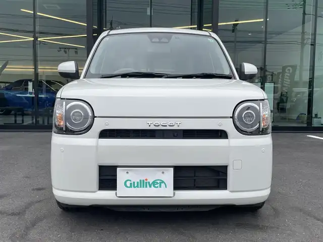 ダイハツ ミラ トコット G リミテッド SAⅢ 栃木県 2019(令1)年 1.7万km パールホワイトⅢ 純正ナビ/Bluetooth/パノラマモニター/フルセグTV/DVD再生/ステアリングリモコン/純正ドライブレコーダー/スマートアシスト/クリアランスソナー /LEDヘッドライト/シートヒーター/スマートキー