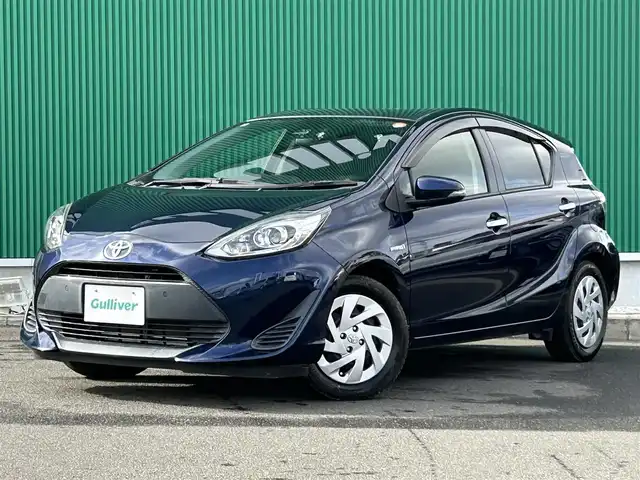 トヨタ アクア S スタイルブラック 宮城県 2018(平30)年 3.3万km ダークブルーマイカ ビューティパッケージ/・ナノイー/・シートヒーター（運転席/助手席）/＝＝＝/セーフティセンス/・プリクラッシュセーフティ/・レーンディパーチャーアラート/・オートマチックハイビーム/・先行車発進告知機能/・インテリジェントクリアランスソナー（パーキングサポートブレーキ機能付）/社外ナビ（AVN-D8W）/・CD/DVD/・Bluetooth/・フルセグTV/バックカメラ/ETC/ドライブレコーダー/オートライト/スマートキー＆プッシュスタート/電動格納ミラー/純正フロアマット/ドアバイザー/Wエアバッグ