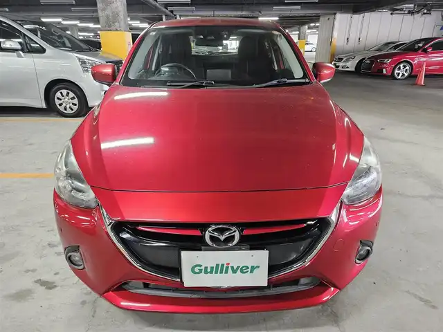 マツダ デミオ XD ツーリング 福岡県 2015(平27)年 7.8万km ソウルレッドプレミアムメタリック 純正ナビ/フルセグTV/バックカメラ/クルーズコントロール/前後パーキングセンサー/衝突被害軽減ブレーキ/前後誤発進抑制機能/ヘッドアップディスプレイ/LEDヘッドランプ/オートライト/オートエアコン/革巻きステアリング/パドルシフト/純正16インチアルミホイール/スマートキー/プッシュエンジンスタート/禁煙車