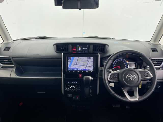 トヨタ ルーミー カスタムG－T 千葉県 2021(令3)年 6.1万km ブラックマイカメタリック SD純正ナビ【AM/FM/BT/CD/DVD】/両側パワースライドドア/オートホールド/アラウンドビューモニター/プリクラッシュセーフティ/横滑り防止装置/ドライブレコーダー【前後】/レーダークルーズコントロール追従機能有/シートヒーター【運転席側+助手席側】/ビルトインETC/スペアキー×1