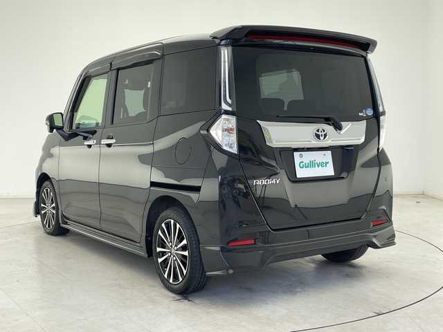 トヨタ ルーミー カスタムG－T 千葉県 2021(令3)年 6.1万km ブラックマイカメタリック SD純正ナビ【AM/FM/BT/CD/DVD】/両側パワースライドドア/オートホールド/アラウンドビューモニター/プリクラッシュセーフティ/横滑り防止装置/ドライブレコーダー【前後】/レーダークルーズコントロール追従機能有/シートヒーター【運転席側+助手席側】/ビルトインETC/スペアキー×1