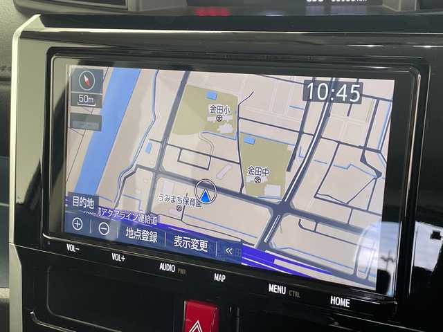 トヨタ ルーミー カスタムG－T 千葉県 2021(令3)年 6.1万km ブラックマイカメタリック SD純正ナビ【AM/FM/BT/CD/DVD】/両側パワースライドドア/オートホールド/アラウンドビューモニター/プリクラッシュセーフティ/横滑り防止装置/ドライブレコーダー【前後】/レーダークルーズコントロール追従機能有/シートヒーター【運転席側+助手席側】/ビルトインETC/スペアキー×1