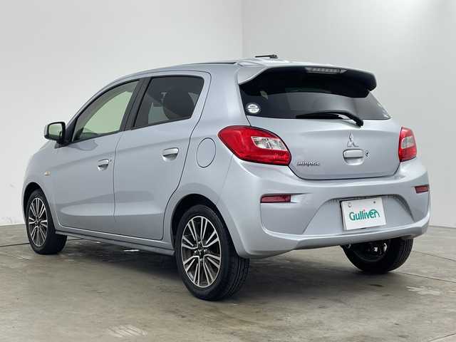 三菱 ミラージュ M 兵庫県 2018(平30)年 1.8万km クールシルバーメタリック ・前方ドライブレコーダー/・AM・FM・CD・オーディオ/・アイドリングストップ/・衝突軽減ブレーキ/・ETC/・プッシュスタート/・スマートキー/・ヘッドライトレベライザー/・電動格納ミラー/・オートエアコン/・取扱説明書