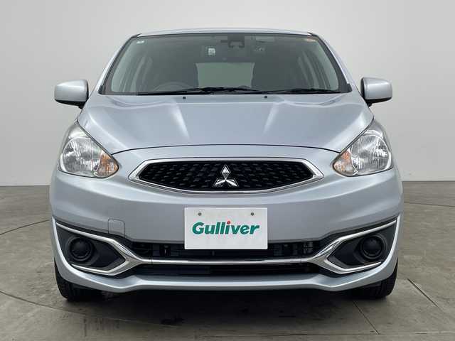 三菱 ミラージュ M 兵庫県 2018(平30)年 1.8万km クールシルバーメタリック ・前方ドライブレコーダー/・AM・FM・CD・オーディオ/・アイドリングストップ/・衝突軽減ブレーキ/・ETC/・プッシュスタート/・スマートキー/・ヘッドライトレベライザー/・電動格納ミラー/・オートエアコン/・取扱説明書