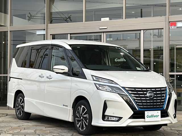 日産 セレナ e－パワー ハイウェイスター V 静岡県 2020(令2)年 4.2万km ブリリアントホワイトパール 純正ナビ/・CD/・DVD/・Blu-ray/・HDMI/・フルセグTV/・AM/・FM/主要装備/・フリップダウンモニター/・アラウンドビューモニター/・ＬＥＤヘッドライト/・両側パワースライドドア/・サイド＋カーテンエアバッグ/・クルーズコントロール/・衝突被害軽減システム/・ドライブレコーダー