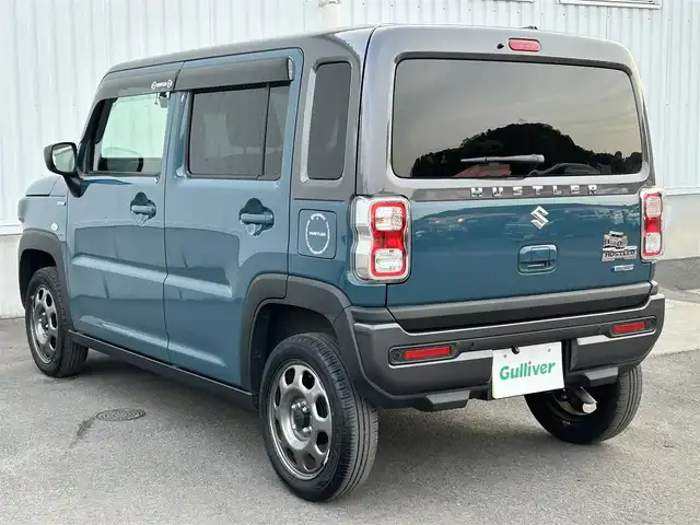 スズキ ハスラー HYBRID G 愛媛県 2022(令4)年 1.4万km デニムブルー ガンメタリック 2トーン 衝突被害軽減システム/社外7インチナビ/バックコーナーセンサー/ETC/前後ドライブレコーダー/Bluetooth接続/シートヒーター/ミュージックプレイヤー接続/オートマチックハイビーム/エンジンスタートボタン/パワーステアリング/レーンキープアシスト/ダブルエアバック/サイドエアバック/アイドリングストップ/横滑り防止装置/盗難防止装置/社外バックカメラ/フルフラットシート/オートライト/ABS