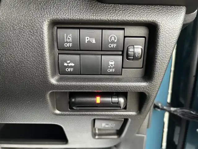 スズキ ハスラー HYBRID G 愛媛県 2022(令4)年 1.4万km デニムブルー ガンメタリック 2トーン 衝突被害軽減システム/社外7インチナビ/バックコーナーセンサー/ETC/前後ドライブレコーダー/Bluetooth接続/シートヒーター/ミュージックプレイヤー接続/オートマチックハイビーム/エンジンスタートボタン/パワーステアリング/レーンキープアシスト/ダブルエアバック/サイドエアバック/アイドリングストップ/横滑り防止装置/盗難防止装置/社外バックカメラ/フルフラットシート/オートライト/ABS