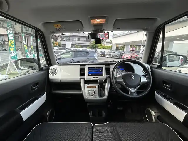 スズキ ハスラー G 熊本県 2014(平26)年 7.1万km パールホワイト 社外SDナビ(AVN-Z03i)/【フルセグTV/CD/DVD/Bluetooth】/バックカメラ/衝突被害軽減システム/社外14インチアルミホイール/シートヒーター(D席)/オートライト/ビルトインETC/ドライブレコーダー/アイドリングストップ/横滑り防止装置/純正フロアマット/プッシュスタート/スマートキー/取扱説明書/保証書