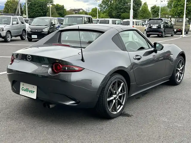 マツダ ロードスター ＲＦ VS 栃木県 2017(平29)年 6.5万km マシーングレープレミアムM 6速MT/マツダコネクトナビ/フルセグTV/DVD/Bluetooth/USB/ブラウンレザーシート/シートヒーター/ETC/前後ドライブレコーダー/電動オープン/ブラインドスポットモニター/車線逸脱警報/LEDオートライト/フットイルミネーション/スマートキー/プッシュEgスタート
