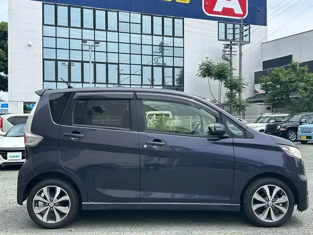 日産 デイズ ハイウェイスターG 熊本県 2013(平25)年 11.8万km プレミアムパープルP プッシュスタート/純正ナビ/（CD・DVD・フルセグTV・BTオーディオ・SD）/アラウンドビューモニター/純正15インチAW/キセノンヘッドライト/オートライト/フォグライト/純正フロアマット/純正ドアバイザー/スペアキー×1本