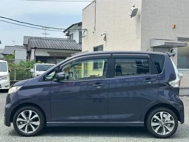 日産 デイズ ハイウェイスターG 熊本県 2013(平25)年 11.8万km プレミアムパープルP プッシュスタート/純正ナビ/（CD・DVD・フルセグTV・BTオーディオ・SD）/アラウンドビューモニター/純正15インチAW/キセノンヘッドライト/オートライト/フォグライト/純正フロアマット/純正ドアバイザー/スペアキー×1本