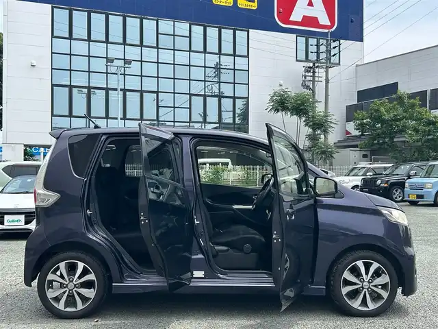 日産 デイズ ハイウェイスターG 熊本県 2013(平25)年 11.8万km プレミアムパープルP プッシュスタート/純正ナビ/（CD・DVD・フルセグTV・BTオーディオ・SD）/アラウンドビューモニター/純正15インチAW/キセノンヘッドライト/オートライト/フォグライト/純正フロアマット/純正ドアバイザー/スペアキー×1本