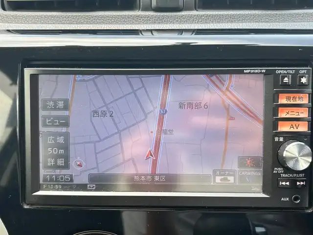 日産 デイズ ハイウェイスターG 熊本県 2013(平25)年 11.8万km プレミアムパープルP プッシュスタート/純正ナビ/（CD・DVD・フルセグTV・BTオーディオ・SD）/アラウンドビューモニター/純正15インチAW/キセノンヘッドライト/オートライト/フォグライト/純正フロアマット/純正ドアバイザー/スペアキー×1本