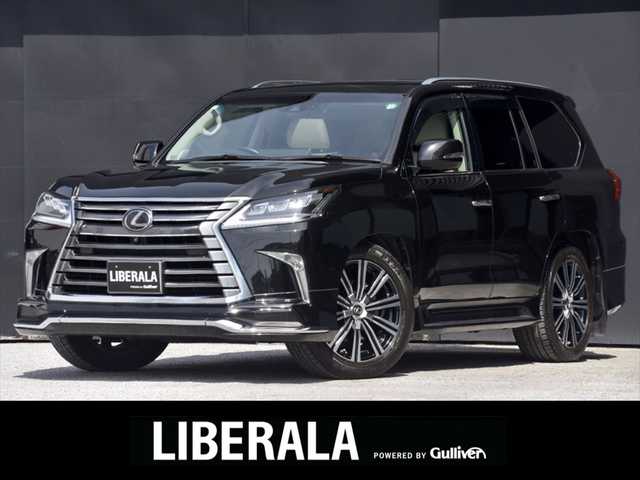 レクサス ＬＸ 和歌山県 2019(令1)年 2.7万km スターライトブラックガラスフレーク モデリスタエアロ /マークレビンソン /ムーンルーフ /OP21AW /ACC /純正ナビ /フルセグ /Bカメラ /HUD /全席シートヒーター /エアシート /ステアリングヒーター /電動バックドア /コーナーセンサー /ルーフレール /社外セキュリティ