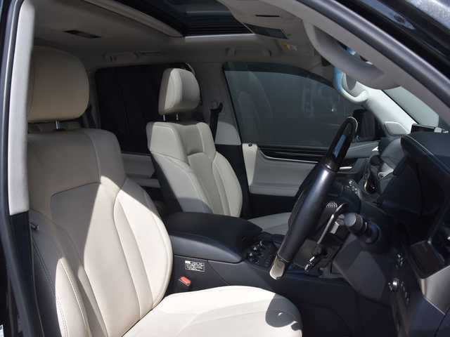レクサス ＬＸ 和歌山県 2019(令1)年 2.7万km スターライトブラックガラスフレーク モデリスタエアロ /マークレビンソン /ムーンルーフ /OP21AW /ACC /純正ナビ /フルセグ /Bカメラ /HUD /全席シートヒーター /エアシート /ステアリングヒーター /電動バックドア /コーナーセンサー /ルーフレール /社外セキュリティ