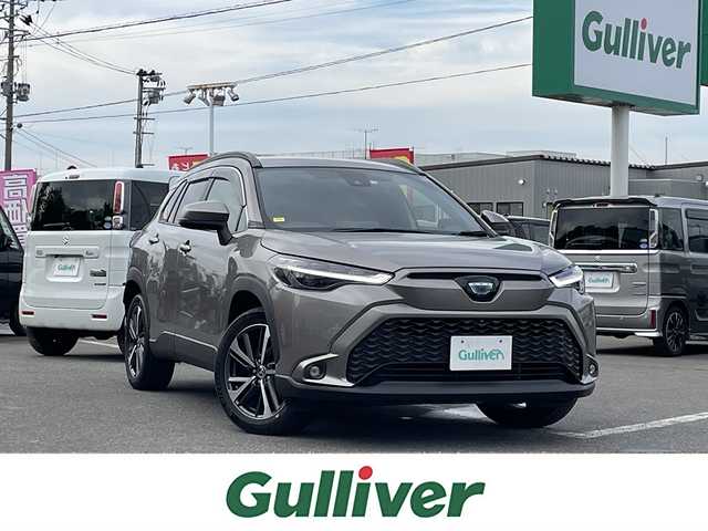 トヨタ カローラ クロス ハイブリッド Z 青森県 2022(令4)年 3.6万km アバンギャルドブロンズメタリック ディスプレイオーディオ/DTV/BT/パノラミックビューモニター/ブラインドスポットモニター/パワーリヤゲート/ドライブレコーダー/前席シートヒーター/レーダークルーズコントロール/トヨタセーフティセンス