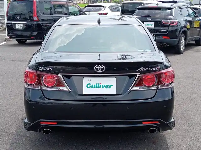 トヨタ クラウン アスリート G-T 福井県 2015(平27)年 4.3万km プレシャスブラックパール ワンオーナー車/純正18インチAW/パドルシフト/電動トランクリッド/本革シート/シートヒーター・エアシート/前席パワーシート/バックカメラ/LEDヘッドライト/Fフォグ/レーダークルーズコントロール/前後コーナーセンサー/ビルトインETC/純正メモリナビ/フルセグテレビ/横滑り防止装置/盗難防止装置/アイドリングストップ/ダブル＋サイドエアバッグ/カーテンエアバッグ/純正フロアマット/スマートキー