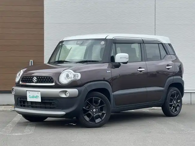 スズキ クロスビー HYBRID MZ 秋田県 2018(平30)年 8.3万km クラッシーブラウンメタリック/ホワイト 2トーンルーフ 4WD/ターボ/衝突軽減システム/LEDヘッドライト/社外ナビ/フルセグ/バックカメラ/純正アルミ/スマートキー/アイドリングストップ/プッシュスタート/レーンキープアシスト/クルーズコントロール/ダウンヒルアシストコントロール/オートマチックハイビーム/コーナーセンサー/ステアリングスイッチ/パドルシフト/前席シートヒーター/ETC/純正フロアマット/純正ドアバイザー/オートライト/オートエアコン/パワーステアリング/パワーウィンドウ/横滑り防止/盗難防止装置/寒冷地仕様/電動格納ウィンカーミラー/保証書/取扱説明書/記録簿