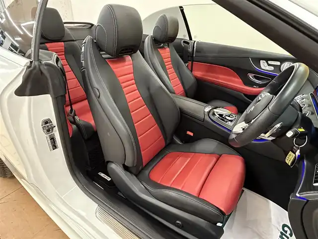 メルセデス・ベンツ Ｅ２００ カブリオレ スポーツ 群馬県 2019(令1)年 1.9万km ダイヤモンドホワイト レーダーセーフティーパッケージ/・アクティブブレーキアシスト/・レーンチェンジアシスト/・ブラインドスポットアシスト/・アダプティブクルーズコントロール/・クリアランスソナー/・オートマチックハイビーム/Burmesterサウンド/純正ナビ/　　フルセグTV/    BT/SD/USB/AM/FM/AppleCarPlay/全方位カメラ/LEDオートライト/本革シート/パワーシート/シートヒーター/エアシート/シートメモリー/純正19インチAW/パドルシフト/ステアリングスイッチ/ステアリングヒーター/電動パーキングブレーキ/アイドリングストップ/ヘッドアップディスプレイ/ビルトインETC2.0/スマートキー