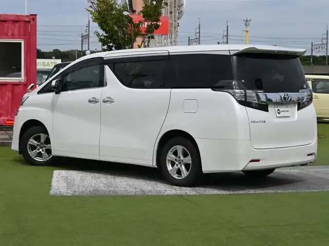 トヨタ ヴェルファイア X 千葉県 2015(平27)年 6.9万km ホワイトパールクリスタルシャイン 両側パワースライドドア/バックドアイージークローザー/9インチ純正SDナビ/地デジTV/【DVD/CD再生機能　Bluetooth接続】/バックカメラ/フリップダウンモニター/ドライブレコーダー（前後撮影）/革巻きステアリング/ステアリングスイッチ/ETC/LEDヘッドライト/フォグライト/ウインカーミラー/クリアランスソナー/純正16インチアルミホイル/サイド/カーテンエアバッグ/スマートキー