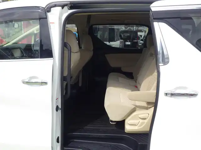 トヨタ ヴェルファイア X 千葉県 2015(平27)年 6.9万km ホワイトパールクリスタルシャイン 両側パワースライドドア/バックドアイージークローザー/9インチ純正SDナビ/地デジTV/【DVD/CD再生機能　Bluetooth接続】/バックカメラ/フリップダウンモニター/ドライブレコーダー（前後撮影）/革巻きステアリング/ステアリングスイッチ/ETC/LEDヘッドライト/フォグライト/ウインカーミラー/クリアランスソナー/純正16インチアルミホイル/サイド/カーテンエアバッグ/スマートキー