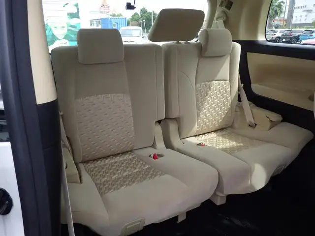 トヨタ ヴェルファイア X 千葉県 2015(平27)年 6.9万km ホワイトパールクリスタルシャイン 両側パワースライドドア/バックドアイージークローザー/9インチ純正SDナビ/地デジTV/【DVD/CD再生機能　Bluetooth接続】/バックカメラ/フリップダウンモニター/ドライブレコーダー（前後撮影）/革巻きステアリング/ステアリングスイッチ/ETC/LEDヘッドライト/フォグライト/ウインカーミラー/クリアランスソナー/純正16インチアルミホイル/サイド/カーテンエアバッグ/スマートキー
