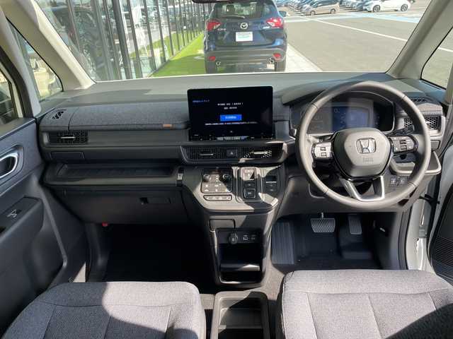 ホンダ ステップワゴン eHEV エアー EX 愛知県 2025(令7)年 0.1千km プラチナホワイトパール 登録済未使用車/純正11.4型ナビ/フリップダウンモニター１５．６型/両側パワースライドドア/レーダークルーズコントロール/シートヒーター/バックカメラ/電動リアゲート/コーナーセンサー/純正アルミホイール/ブラインドスポットモニター/LEDヘッドライト/パドルシフト/リアオートエアコン/オートマチックハイビーム/フルセグ/CD DVD/Bluetooth/ステアリングスイッチ/スマートキー/プッシュスタート
