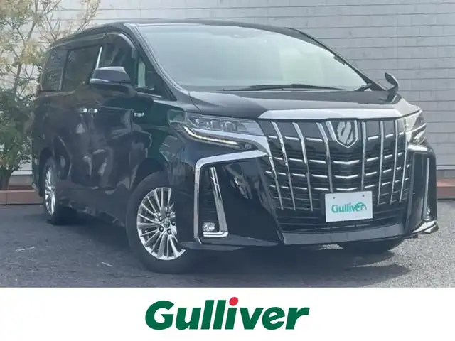 トヨタ アルファードハイブリット SR Cパッケージ 道央・札幌 2020(令2)年 0.5万km ブラック 純正ナビ　/-TV/BT/AM/FM/フリップダウンモニター　/両側パワースライドドア　/ＥＴＣ　/バックカメラ　/コーナーセンサー前後　/４ＷＤ　/パワーバックドア　/ＬＥＤヘッドライト　/プッシュスタート　/全席パワーシート　/D席N席シートヒーター