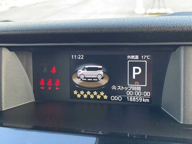 トヨタ ルーミー G－T 山口県 2022(令4)年 1.9万km レーザーブルークリスタルシャイン 純正SDナビ　【NSZT-W68T】/・フルセグTV/・Bluetooth接続/・DVD再生機能有/バックカメラ/ビルトインETC/ドライブレコーダー/スマートアシスト/・衝突警報機能/・ブレーキ制御付誤発進抑制機能/・車線逸脱警報機能/・ふらつき警報/・先行車発進お知らせ機能/・標識認識機能/・コーナーセンサー/USB入力端子/純正フロアマット/両側パワースライドドア/スマートキー/プッシュスタート/スペアキー1本/純正LEDライト/ドアバイザー/ウィンカーミラー/取り扱い説明書/保証書