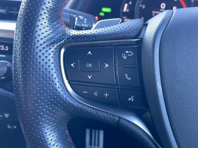 レクサス ＥＳ 300h Fスポーツ 三重県 2019(令1)年 3万km グラファイトブラックガラスフレーク 純正１２．３型ナビ/サンルーフ/純正デジタルインナーミラー/ＢＳＭ/レーダークルーズコントロール/純正ビルトインＥＴＣ２．０/バックカメラ/電動リアゲート/シートヒーター/ステアリングヒーター/革巻きステアリング/パドルシフト/パワーシート/メモリーシート/赤レザーシート/ベンチレーション/レーンキープアシスト/コーナーセンサー/衝突被害軽減システム/盗難防止装置/三眼LEDヘッドライト/オートライト/オートマチックハイビーム/フォグランプ/電動格納ミラー/禁煙車