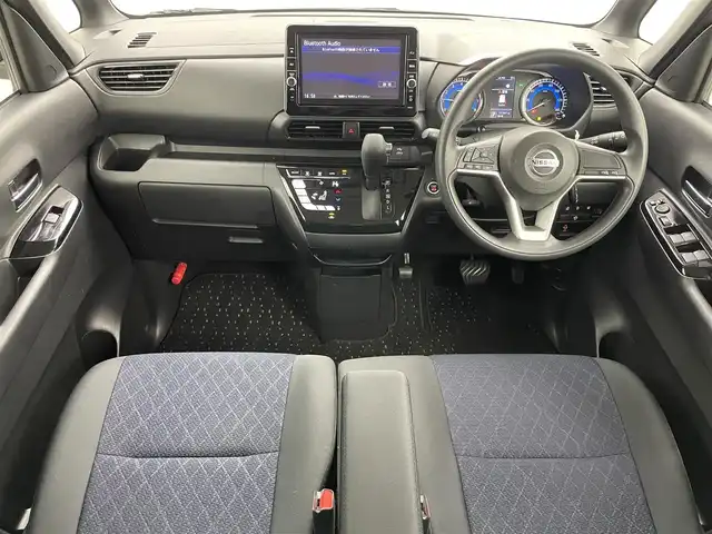 日産 ルークス ハイウェイスター X 岡山県 2021(令3)年 1.6万km チタニウムグレーM/シルキーホワイト 純正9インチナビ/【Bluetooth/フルセグTV/CD/DVD】/型番:MM321D-L/全方位カメラ　/衝突軽減ブレーキ/オートハイビーム　/踏み間違い防止　/コーナーセンサー（前後）/両側パワースライドドア　/レーンアシスト　/フレセグＴＶ/純正ドライブレコーダー前側/ＬＥＤヘッドライト/ビルトインＥＴＣ/プッシュスタート/スマートキー×2/取扱説明書/ナビ取扱説明書