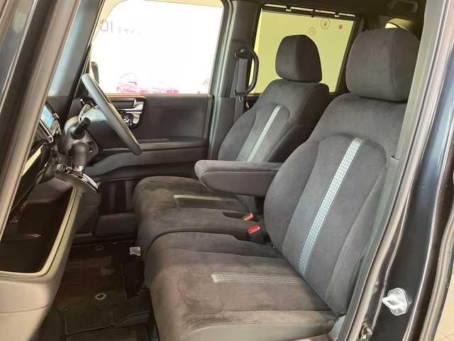 ホンダ Ｎ ＢＯＸ カスタム L 埼玉県 2021(令3)年 5.3万km ミッドナイトブルービームM ホンダセンシング/純正8インチナビ/　　CD/DVD/BT/USB/フルセグ/バックカメラ/左パワースライドドア/レーダークルーズコントロール/レーンキープアシスト/シートヒーター/パーキングセンサー/純正14インチアルミホイール/LEDヘッドライト/ETC/スマートキー/禁煙車