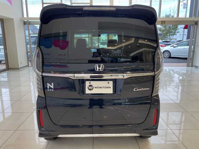 ホンダ Ｎ ＢＯＸ カスタム L 埼玉県 2021(令3)年 5.3万km ミッドナイトブルービームM ホンダセンシング/純正8インチナビ/　　CD/DVD/BT/USB/フルセグ/バックカメラ/左パワースライドドア/レーダークルーズコントロール/レーンキープアシスト/シートヒーター/パーキングセンサー/純正14インチアルミホイール/LEDヘッドライト/ETC/スマートキー/禁煙車