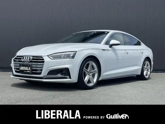 アウディ Ａ５ SB 45TFSIクワトロ スポーツ 静岡県 2019(令1)年 4.4万km グレイシアホワイトメタリック １オーナー　/マトリクスＬＥＤ　/ヴァーチャルコクピット　/ナビ　ＴＶ　Ａｐｐｌｅｃａｒｐｌａｙ　ＢＴ　ＵＳＢ　/３６０°カメラ　/ドラレコ前後　/ハーフレザー　/シートヒーター　/パワーバックドア　/スペアキー　/ＥＴＣ２．０