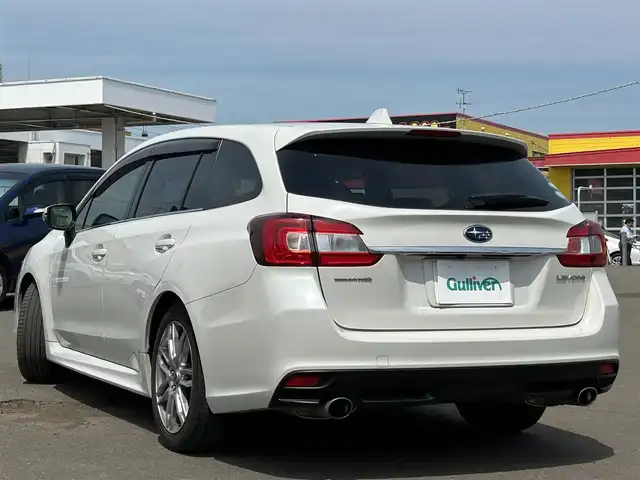 スバル レヴォーグ 1．6GT－S アイサイト 道東・釧路十勝 2015(平27)年 11.6万km クリスタルホワイトP ４WD/EyeSight/　・プリクラッシュブレーキ/　・全車速追従機能付きクルーズコントロール/　・アクティブレーンキープ/　・AT誤発進抑制制御/　・AT誤後進抑制制御/　・車線逸脱警報/　・ふらつき警報/　・先行車発進お知らせ/　・低速クルーズコントロール/純正ナビ/　(CD/DVD/BT)/プッシュスタート/横滑り防止装置/アイドリングストップ/パドルシフト/衝突軽減防止装置/バックカメラ/ウィンカーミラー/パワーウィンドウ/フロントフォグ/ETC/　(Panasonic)/パワーシート(D+N)/純正フロアマット/純正ドアバイザー/社外17インチAW/ワンオーナー/ターボエンジン/取扱説明書/保証書
