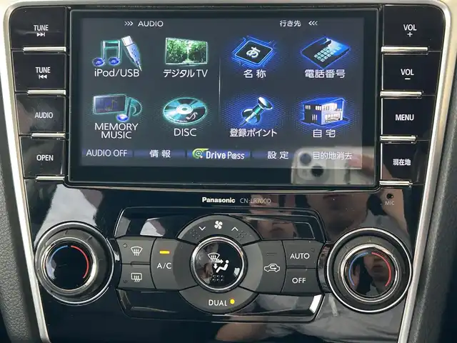 スバル レヴォーグ 1．6GT－S アイサイト 道東・釧路十勝 2015(平27)年 11.6万km クリスタルホワイトP ４WD/EyeSight/　・プリクラッシュブレーキ/　・全車速追従機能付きクルーズコントロール/　・アクティブレーンキープ/　・AT誤発進抑制制御/　・AT誤後進抑制制御/　・車線逸脱警報/　・ふらつき警報/　・先行車発進お知らせ/　・低速クルーズコントロール/純正ナビ/　(CD/DVD/BT)/プッシュスタート/横滑り防止装置/アイドリングストップ/パドルシフト/衝突軽減防止装置/バックカメラ/ウィンカーミラー/パワーウィンドウ/フロントフォグ/ETC/　(Panasonic)/パワーシート(D+N)/純正フロアマット/純正ドアバイザー/社外17インチAW/ワンオーナー/ターボエンジン/取扱説明書/保証書